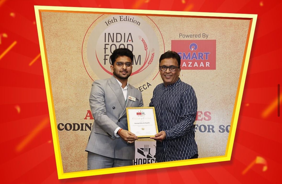 Kamal Solvents awarded Future Forward Brand by Reliance Retail India Food Forum November 2023